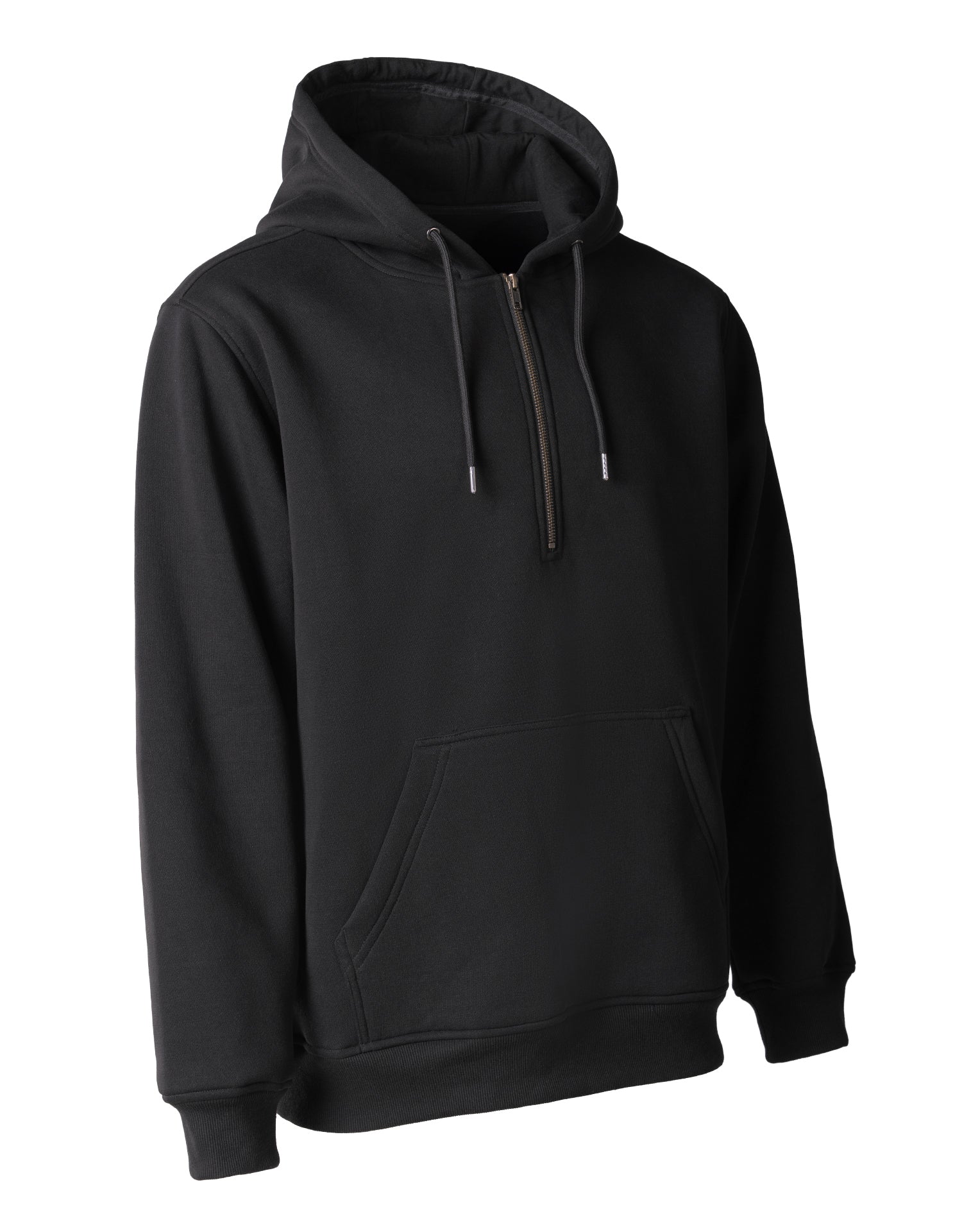 Pullover Cotton Blend Fleece Half-Zip Hoodie (Coming Soon)