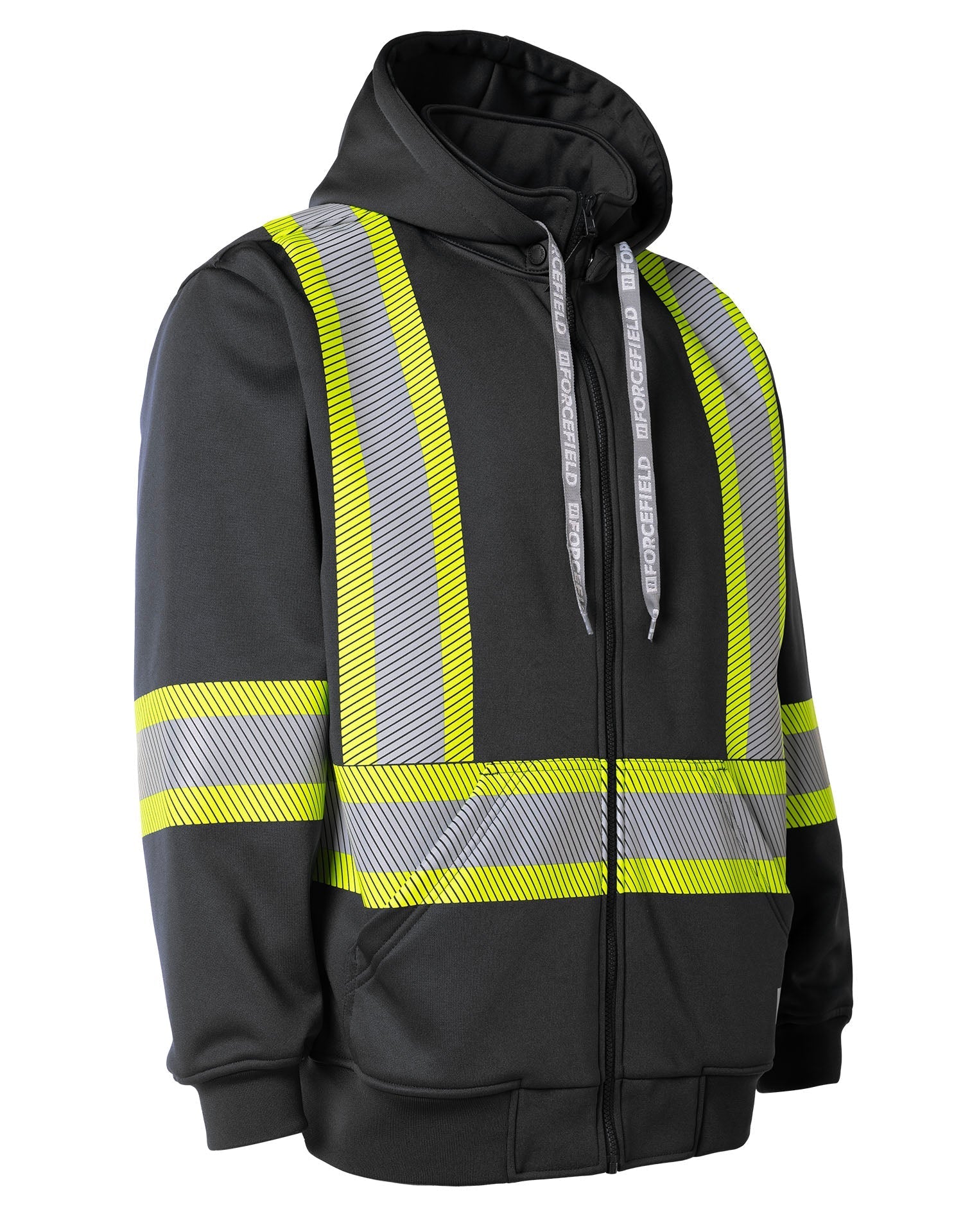 Veste Haute Visibilité Homme - Polaire Avec Bandes Réfléchissantes Pour Chantier