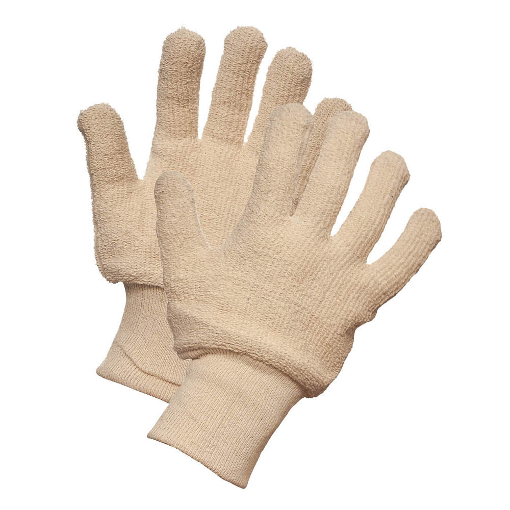 Heat Resistant Terrycloth Knit Wrist Gloves