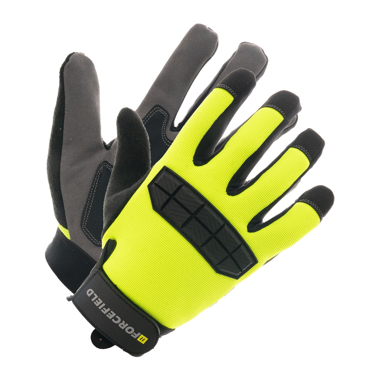 Hi Vis Precision Fit Mechanics Glove - 2 Pack