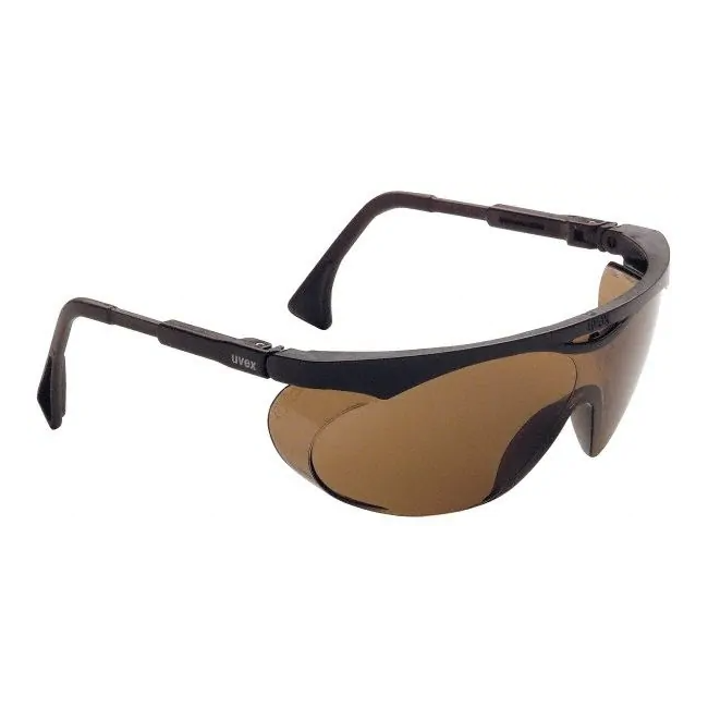 Honeywell - North Safety S1901X Safety Glasses, Skyper Black Fr/Espresso Xtr Len