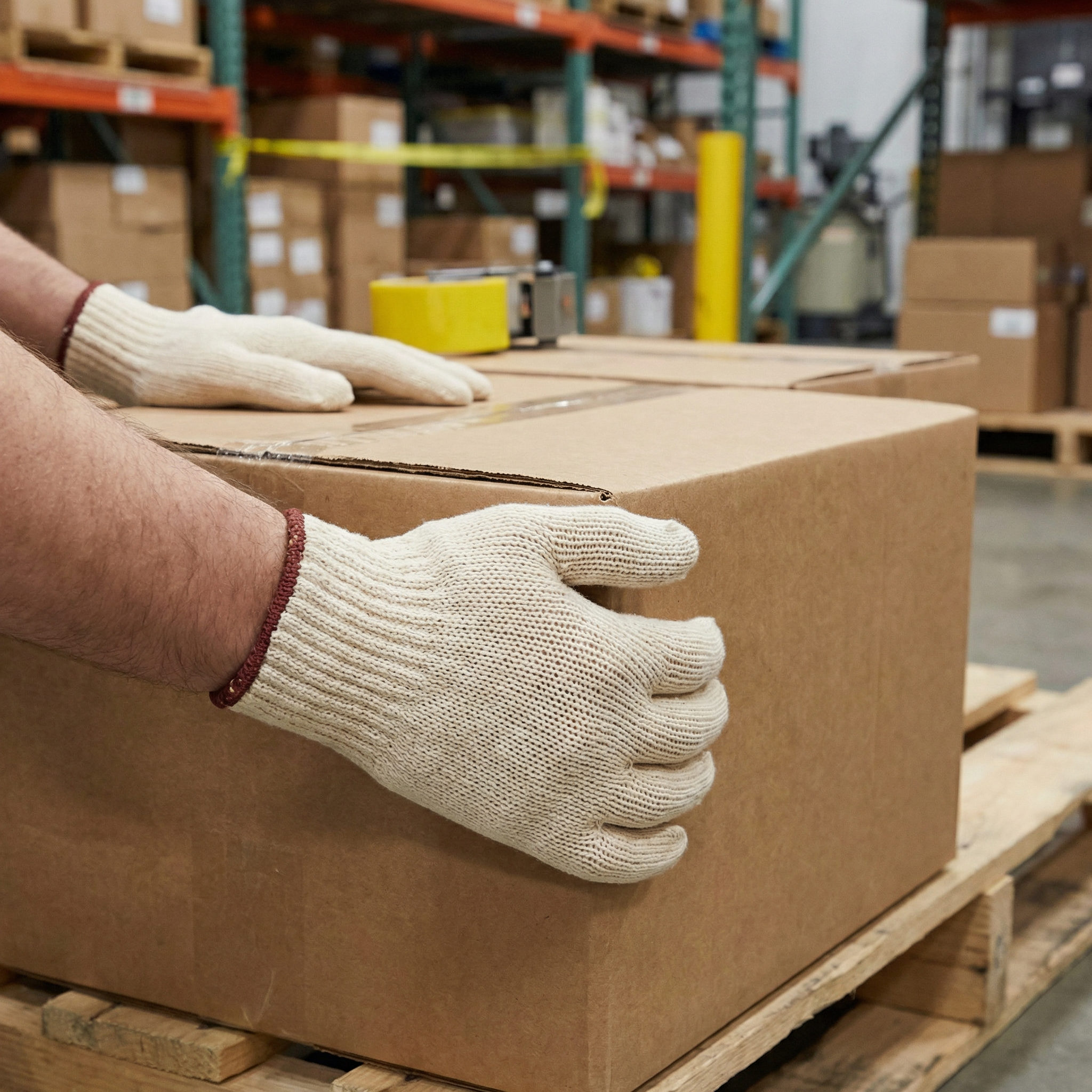Heavy Duty String Knit Work Gloves