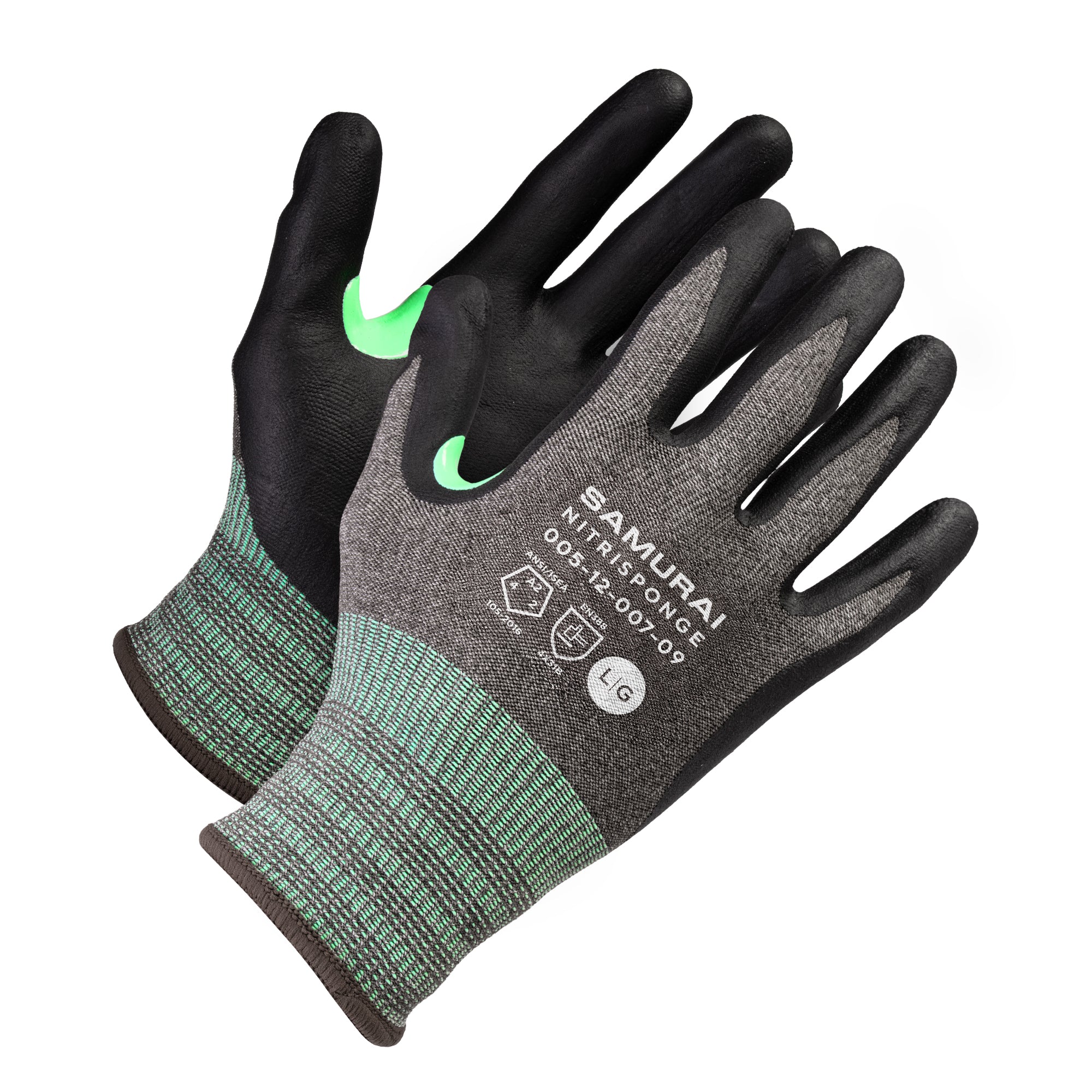 "Samurai Nitrisponge" A2 Cut Resistant Glove