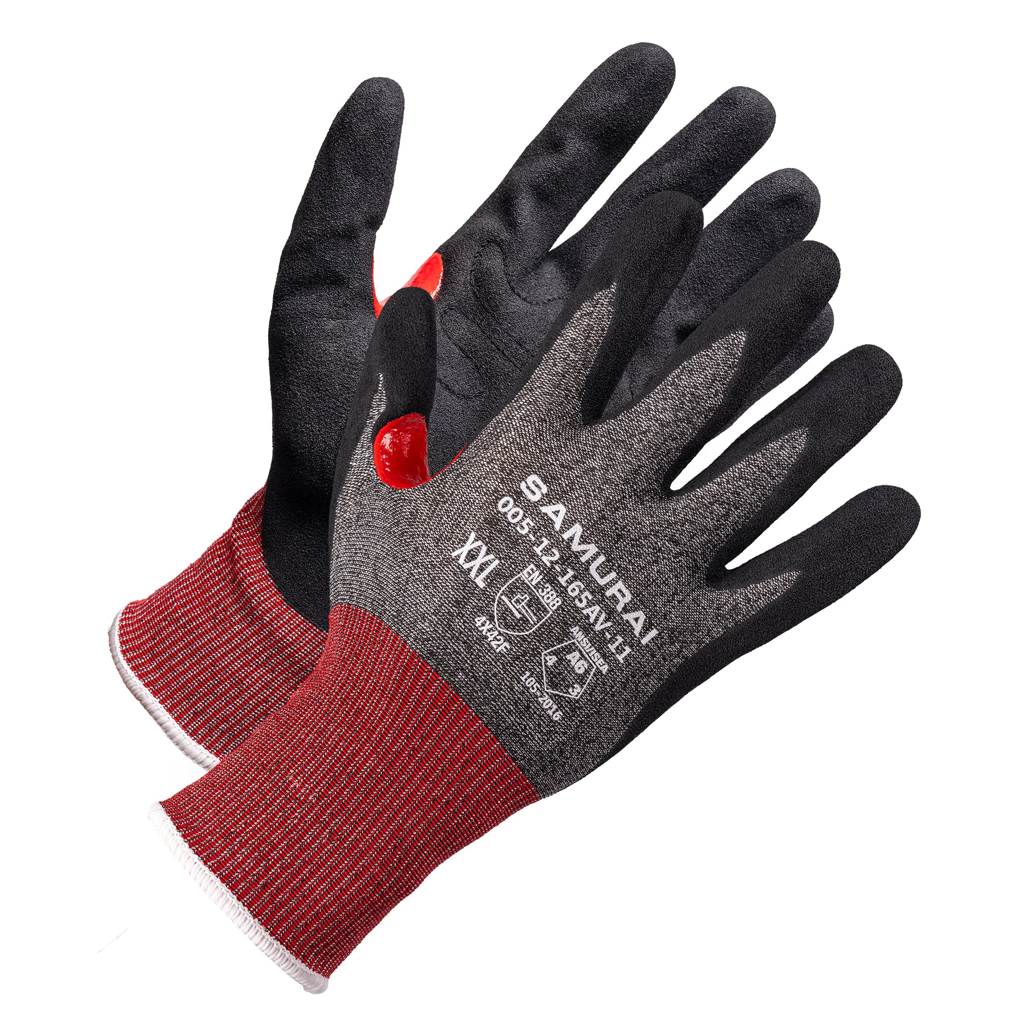 Samurai A6 Cut-Resistant Vibration Dampening Gloves