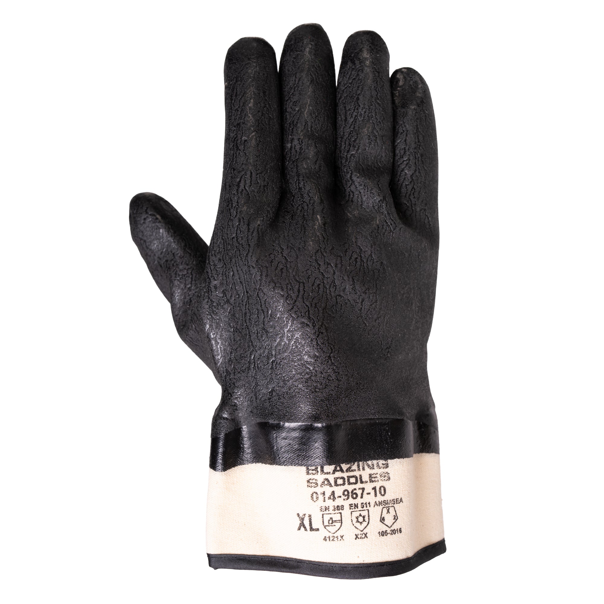 “Blazing Saddles” Double-Dipped Nitrile/PVC Coated Gloves 