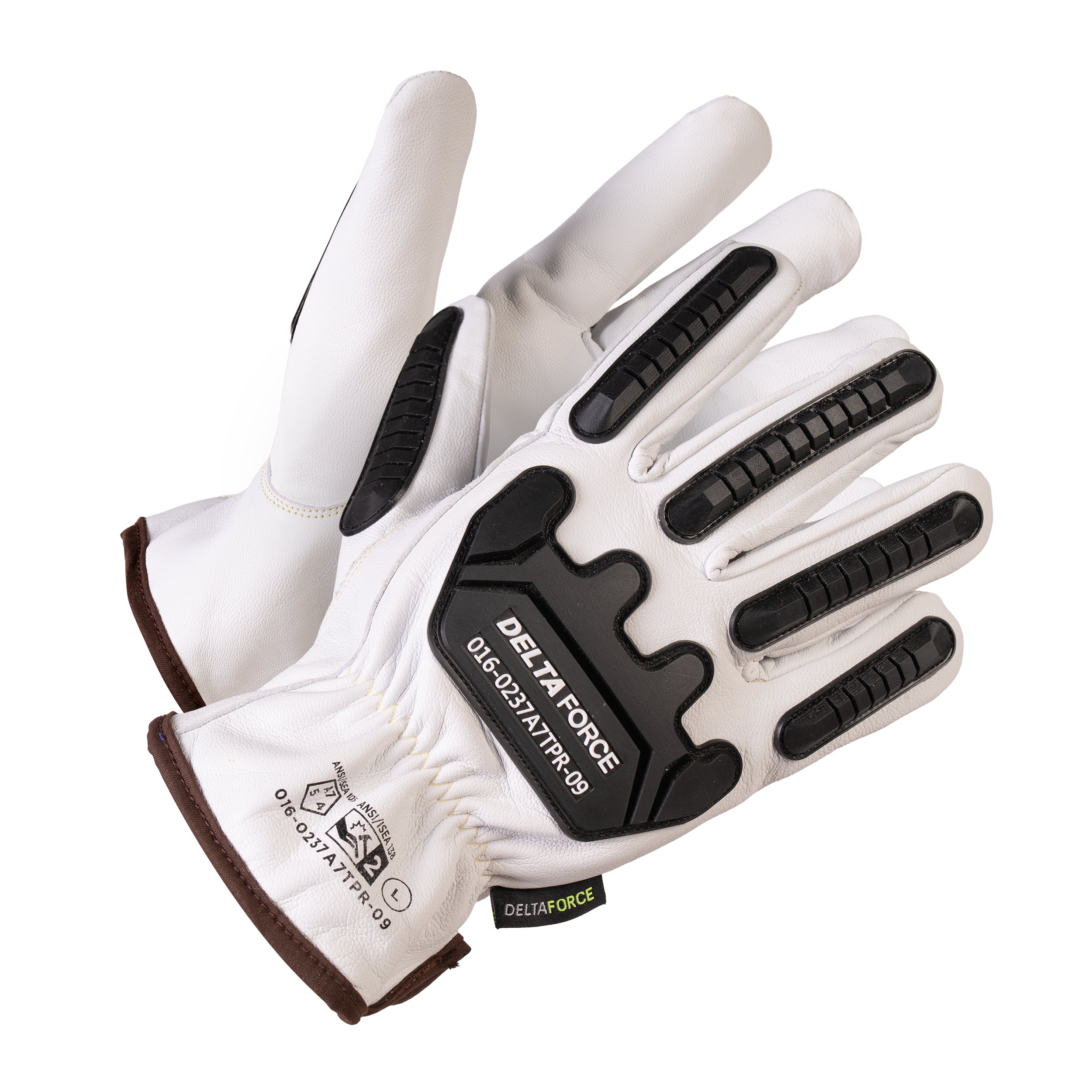 Delta Force Anti-Impact Goatskin Grain Para-Aramid Lined Leather Gloves