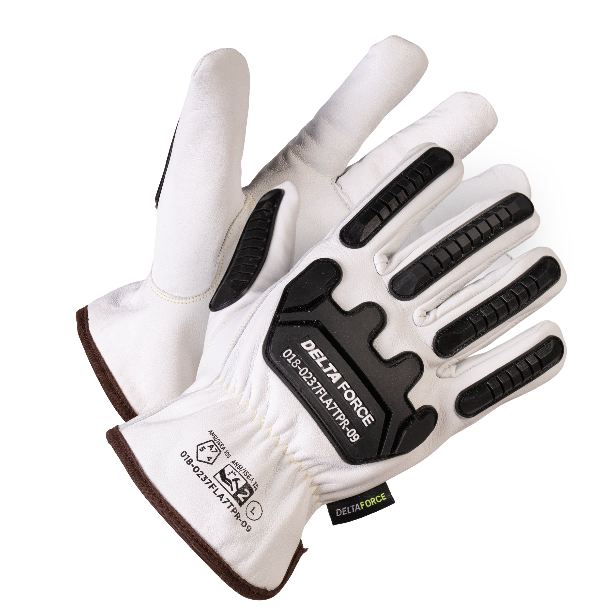 Delta Force Anti-Impact Goatskin Grain Para-Aramid Lined Leather Gloves