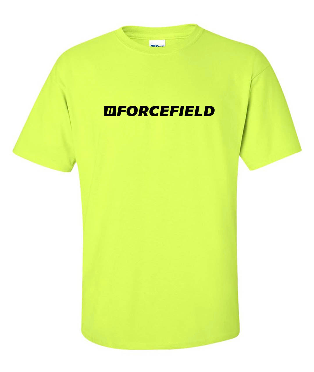 T-shirt graphique léger à manches courtes et col rond avec logo Forcefield réfléchissant vert lime haute visibilité