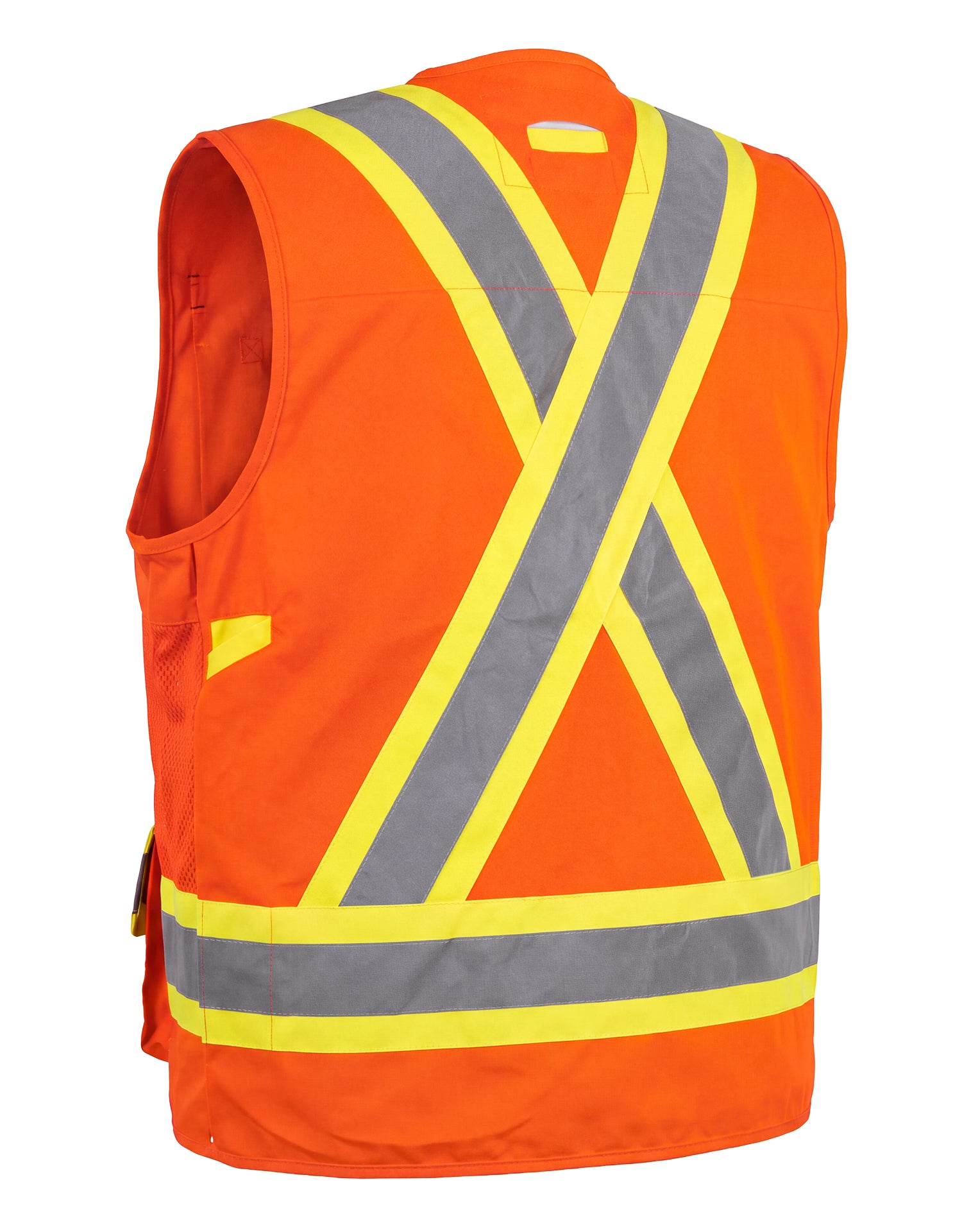Veste d'arpenteur de sécurité haute visibilité