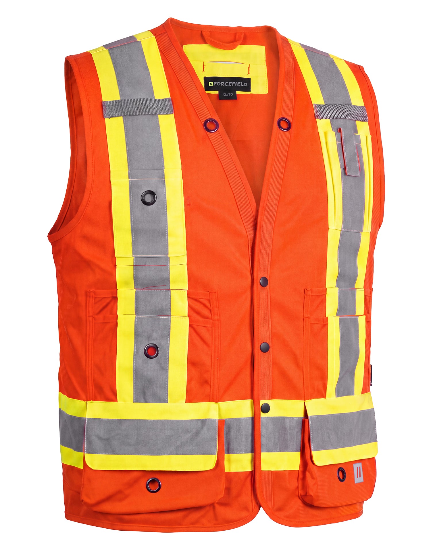 Veste d'arpenteur de sécurité haute visibilité