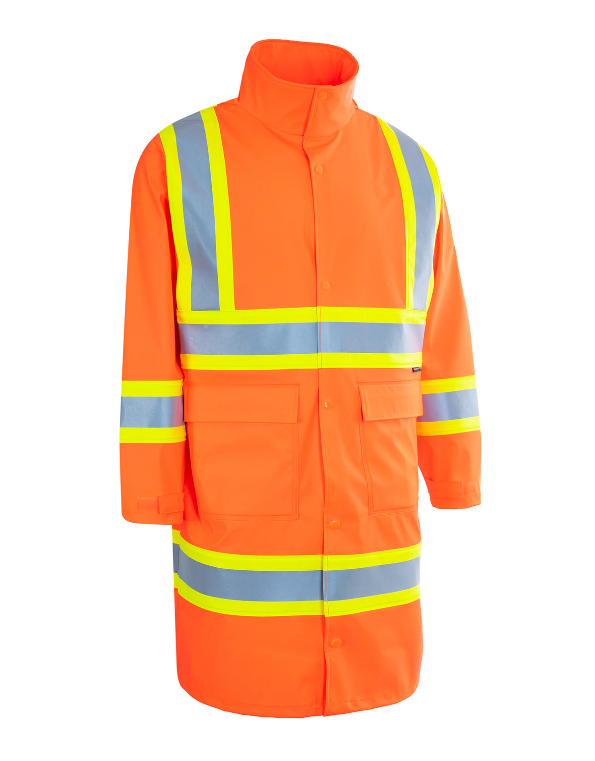 Hi Vis Fire Resistant Long Rain Coat