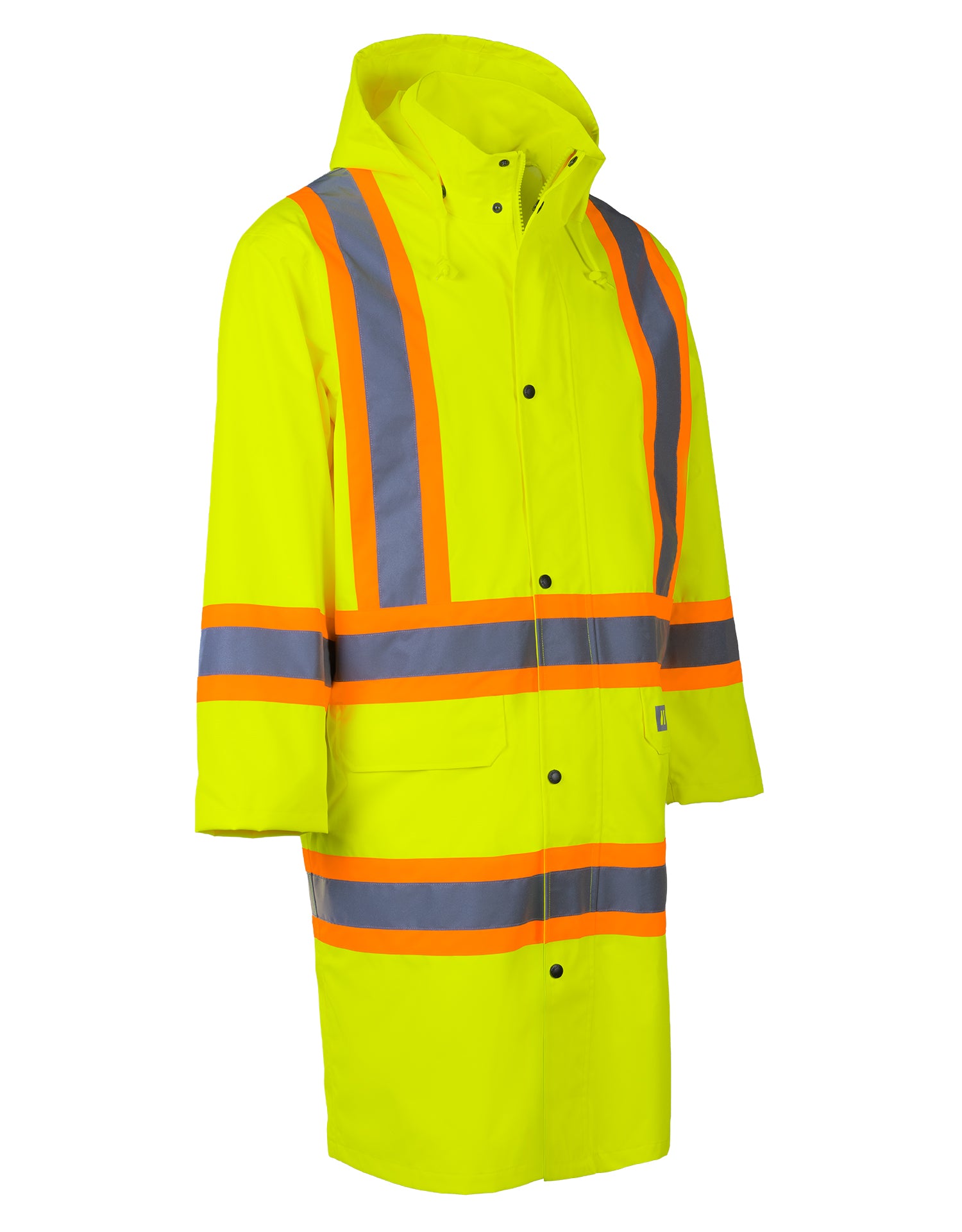 Hi Vis WaterproofLong Rain Coat