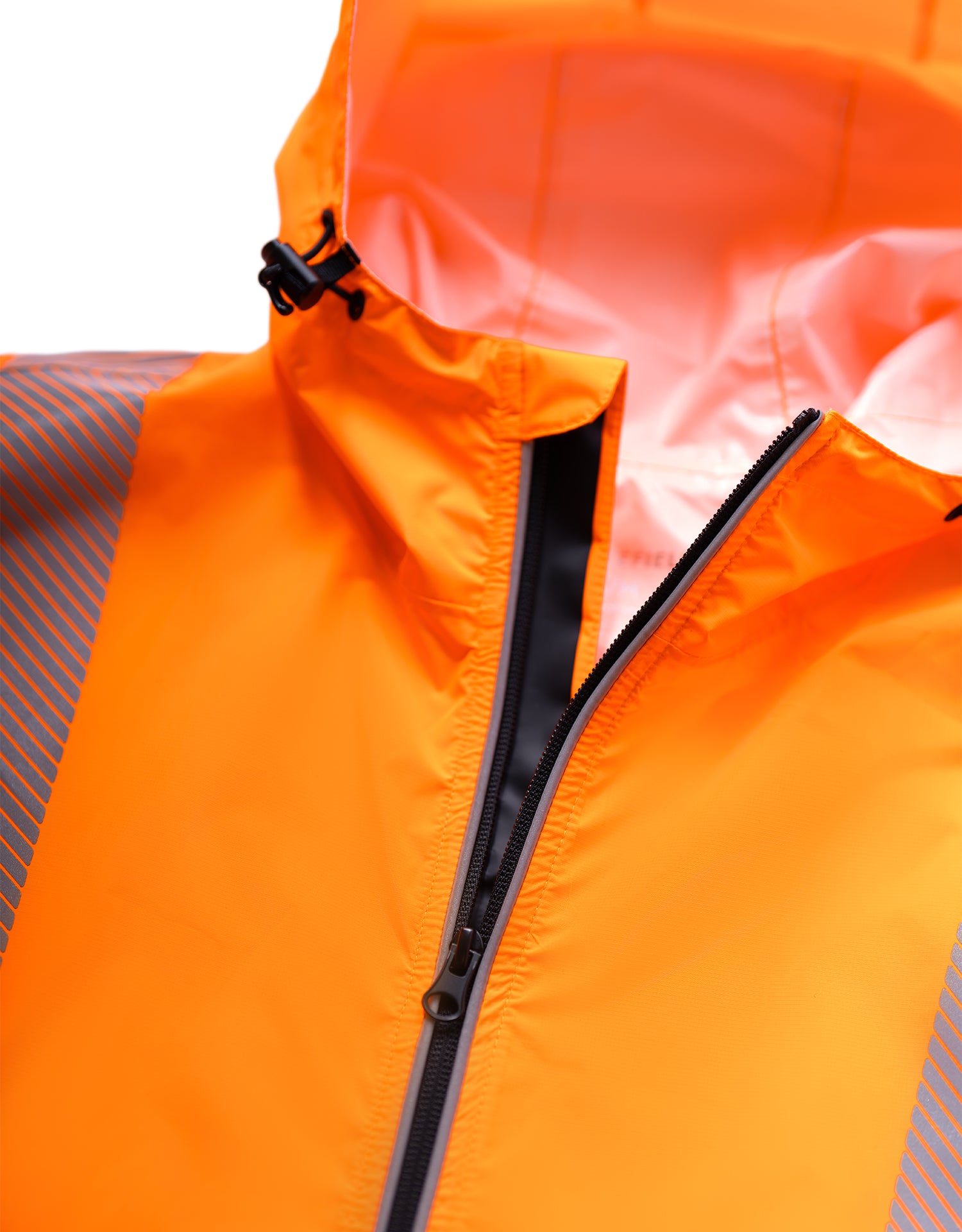 Hi Vis Lightweight Packable Hooded Windbreaker