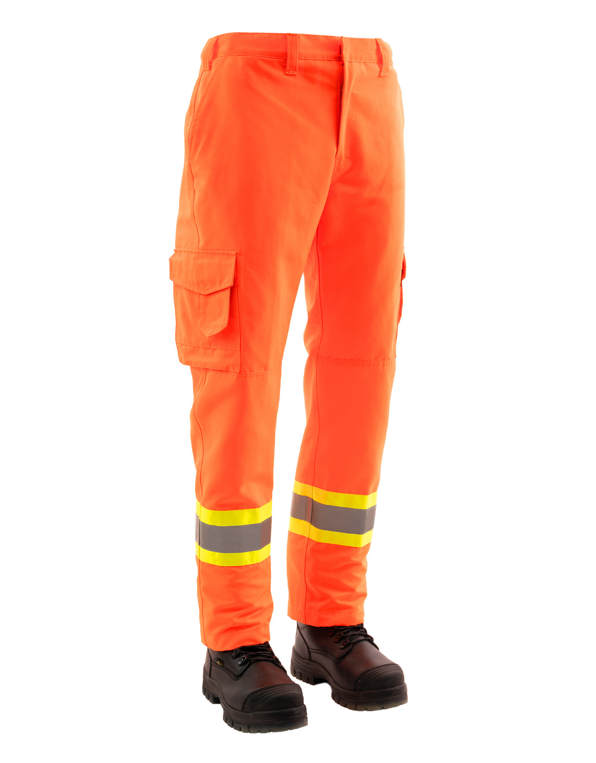 Pantalon de travail de sécurité cargo Ripstop haute visibilité 