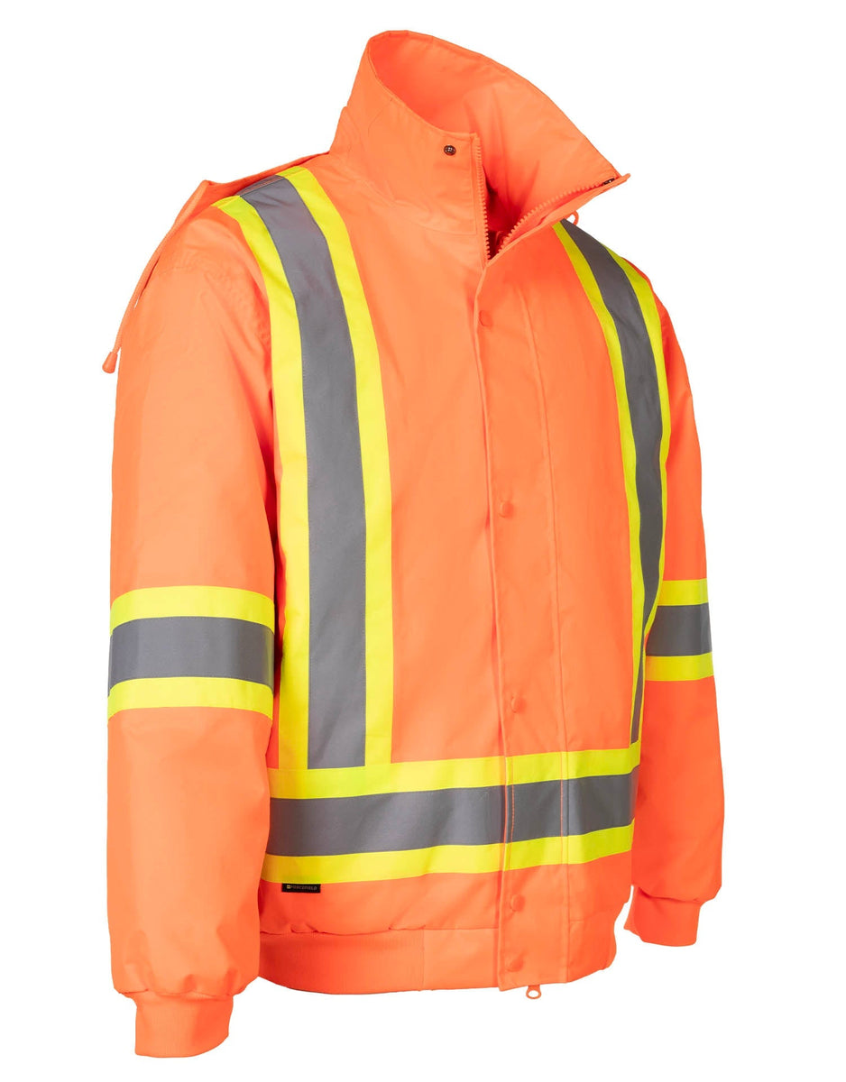 HiVis 6in1 Driver's Jacket with Removable Bomber Latoplast