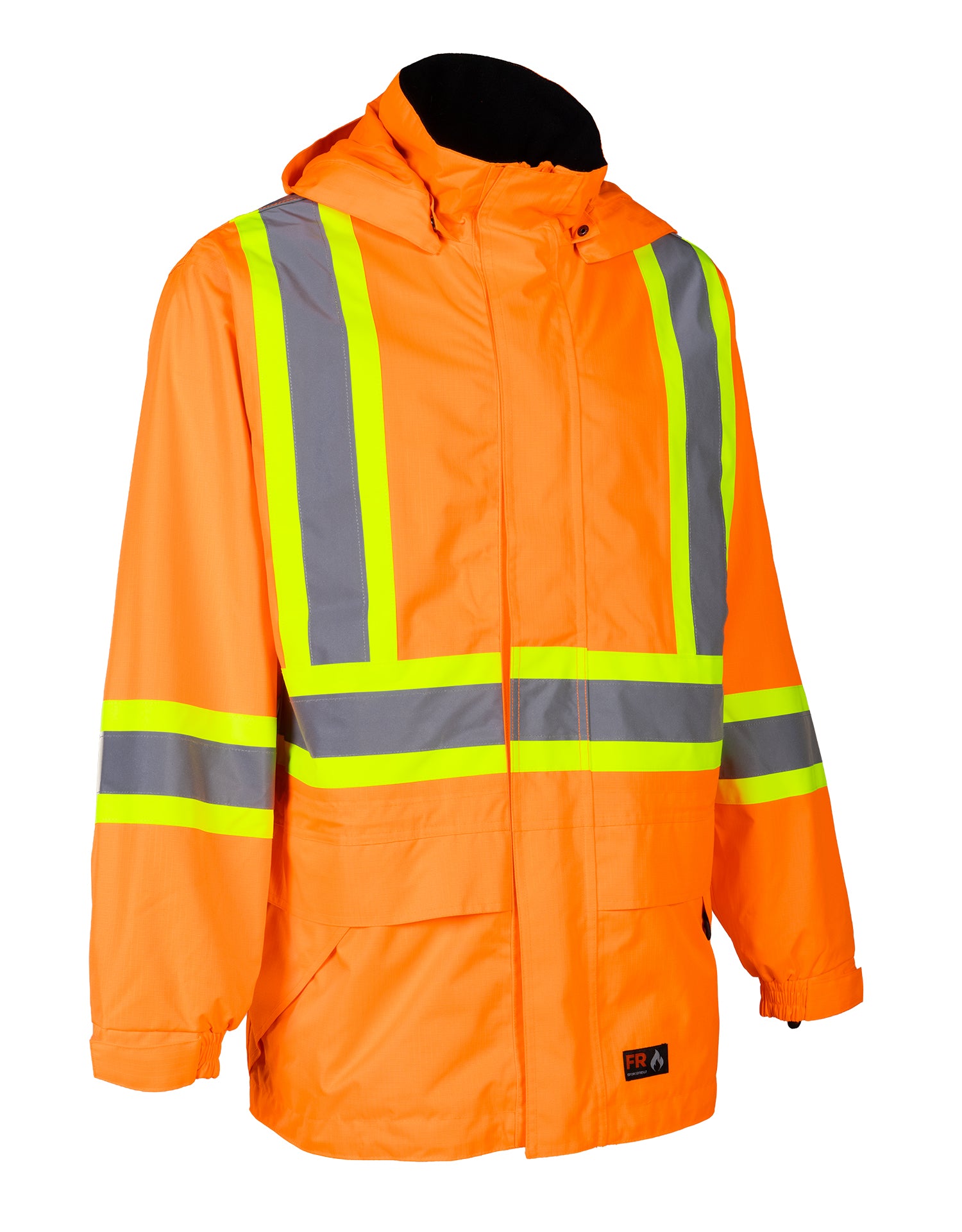 Hi-Vis Orange Flame-Resistant (FR) Ripstop Light Weight Jacket