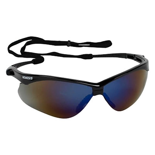 Nemesis Protective Eyewear with Blue Mirror Lenses