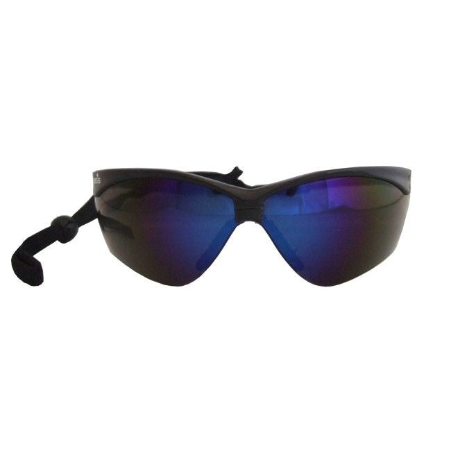 Nemesis Protective Eyewear with Blue Mirror Lenses