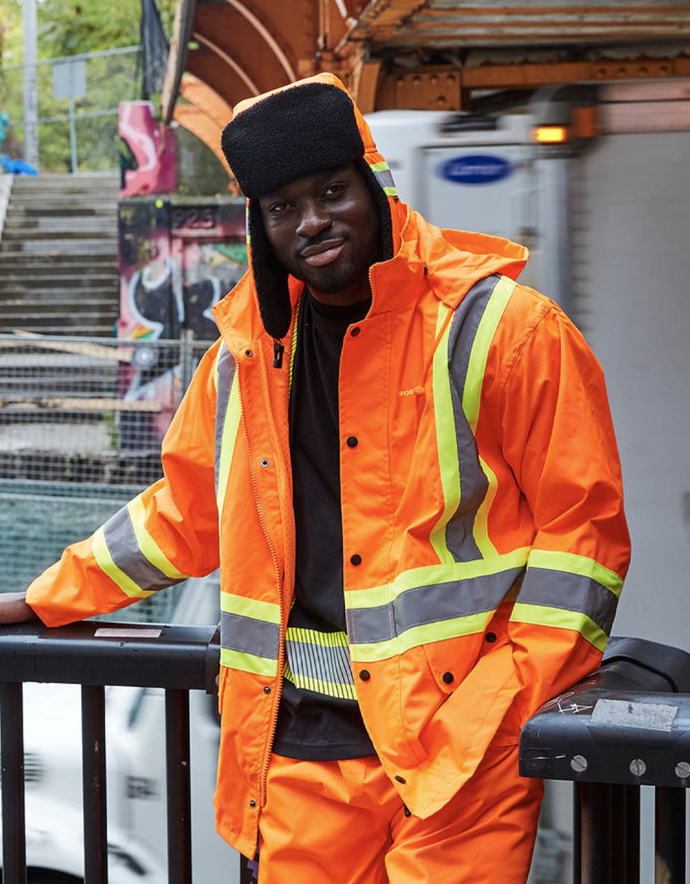 Ensemble de pluie haute visibilité 3 pièces