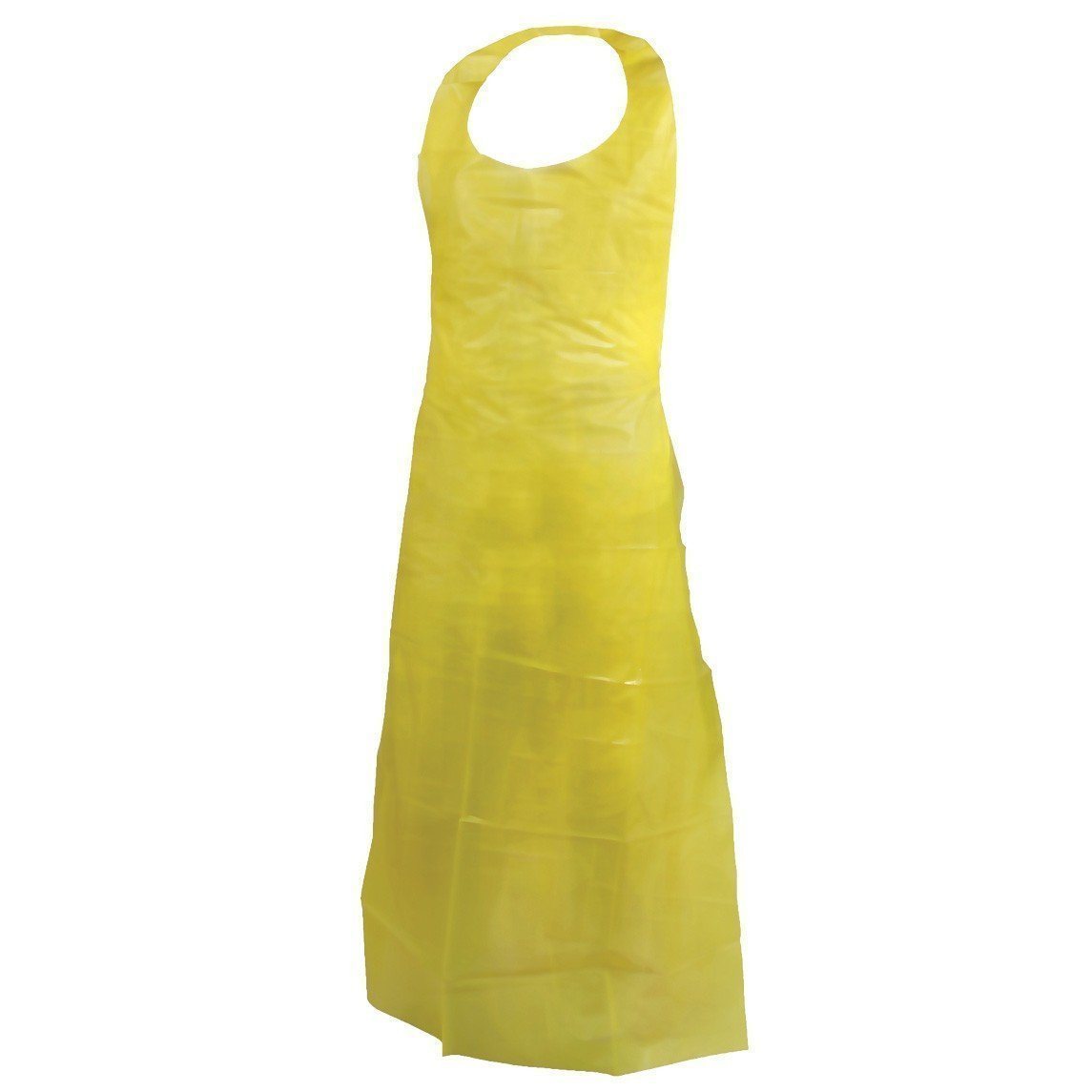 Yellow Disposable Polyethylene Apron (Case of 250 Aprons) - Hi Vis Safety