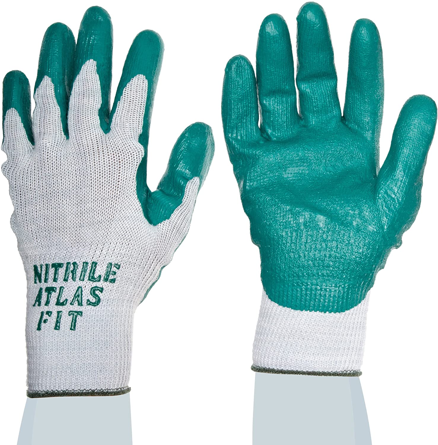 Atlas Fit Grip Palm Coated Nitrile Glove