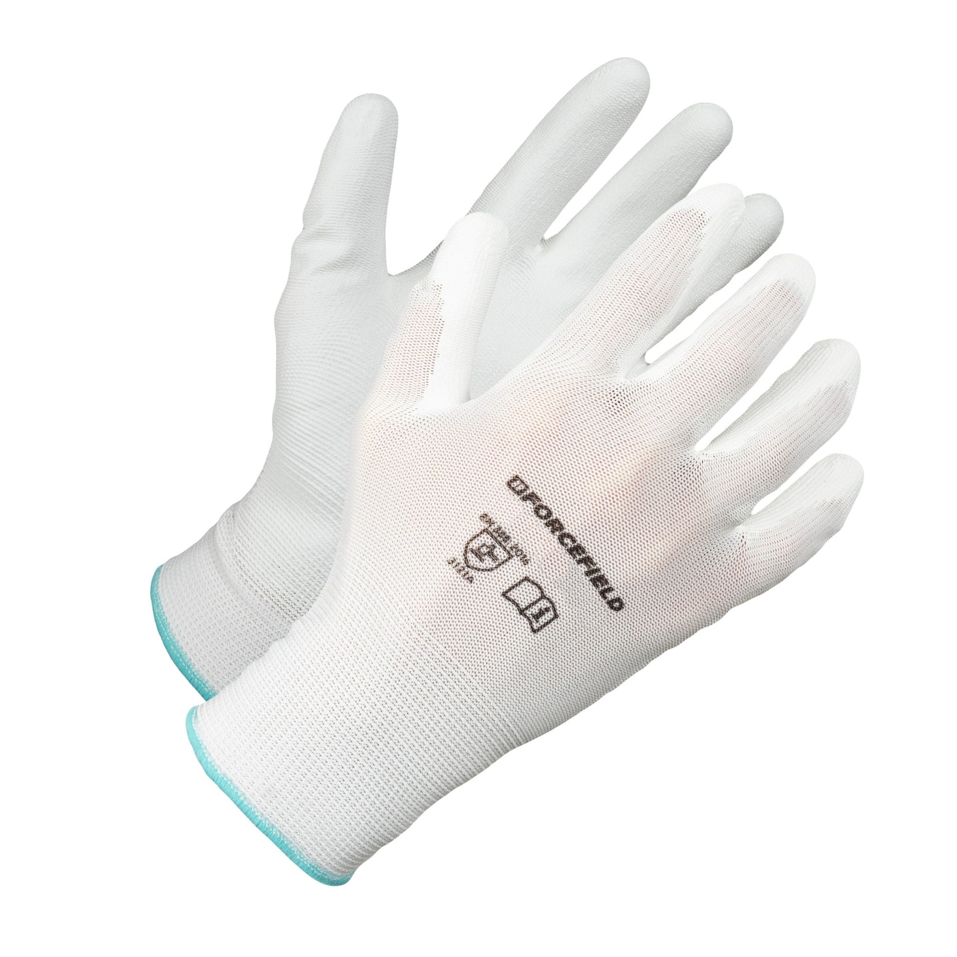 Gant de travail en nylon, paume enduite de polyuréthane