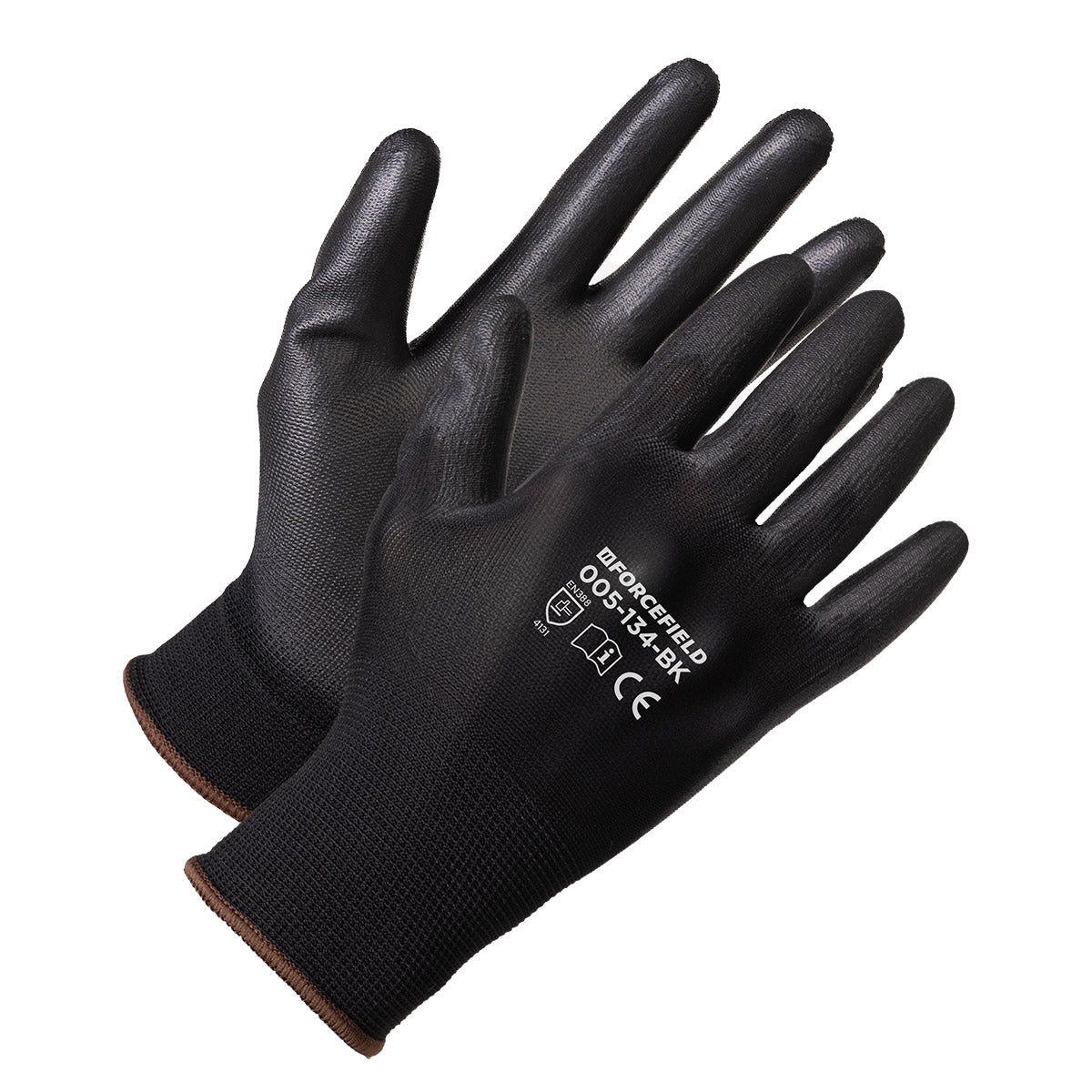 Nylon Work Glove, Polyurethane Palm Coated (Retail Version)
