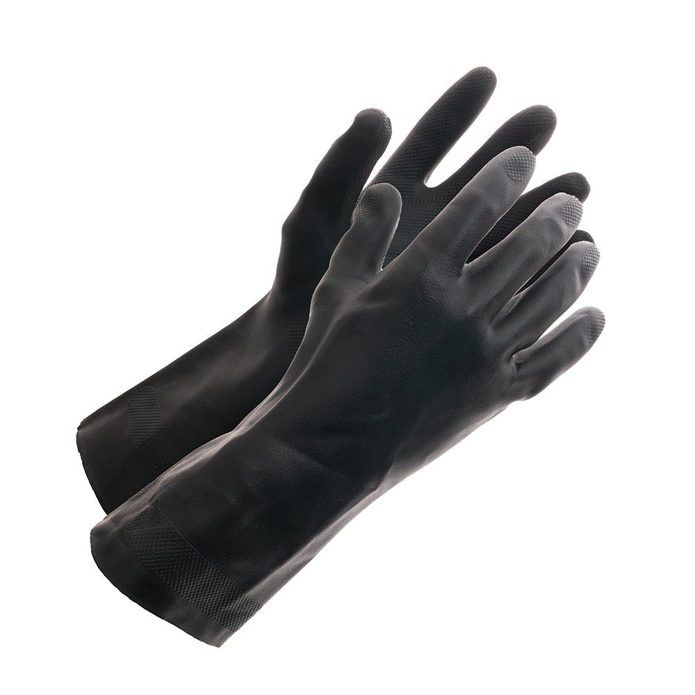 Heavyweight Latex Canner's Glove, Available in Black or Orange