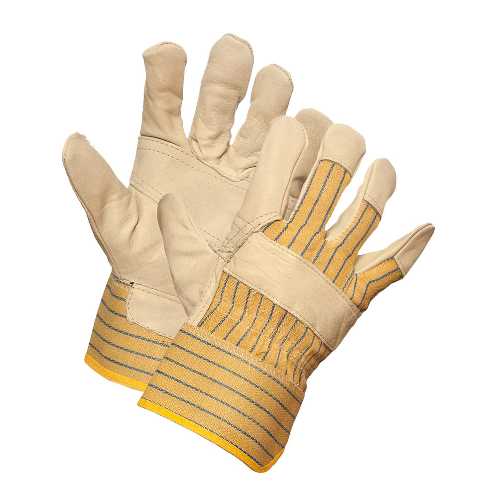 Grain Leather Patch Palm Work Glove, Economy Grade
