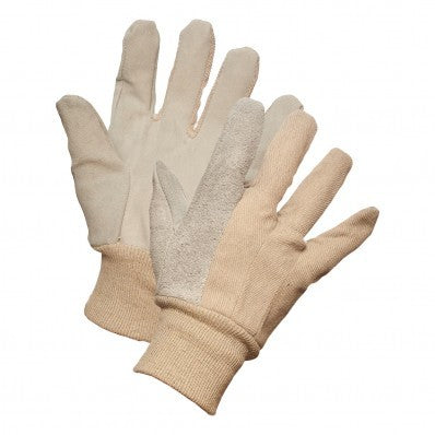 Split Leather Palm Knitwrist Gloves