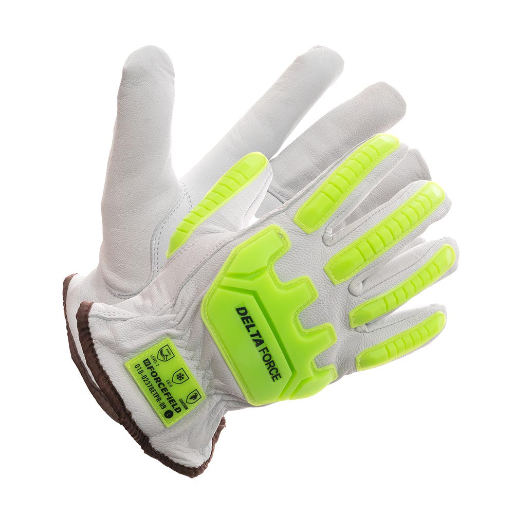 Deltaforce Goatskin Lined Impact Glove