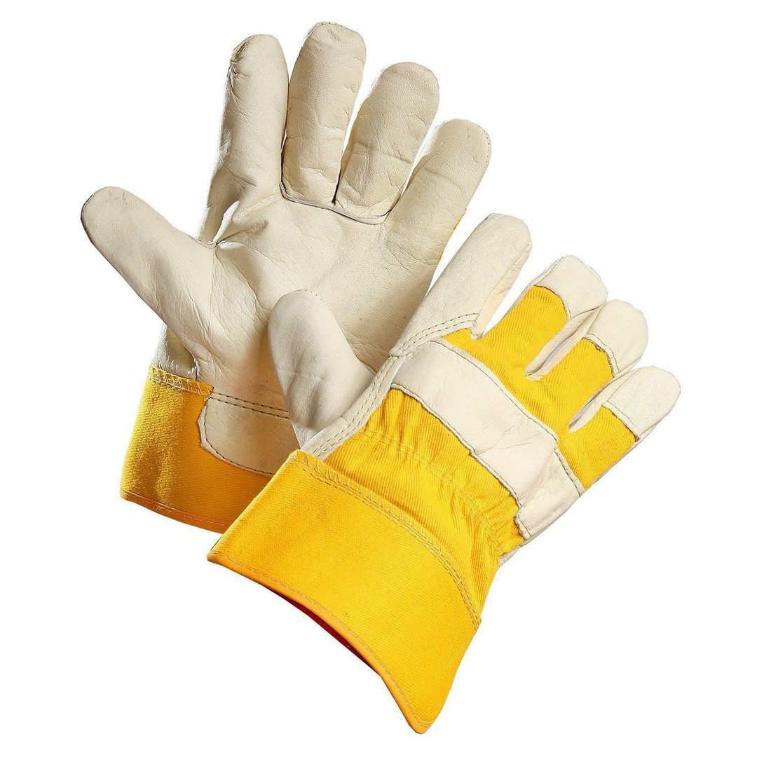 “Dyna-Glove” Grain Leather Work Glove with Fleece Liner