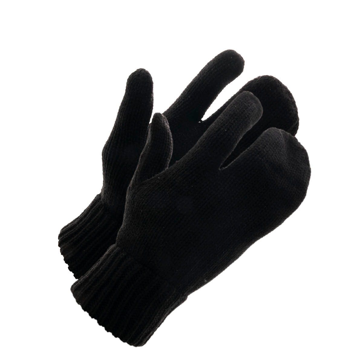 Doublure de gant en acrylique tricoté à 1 doigt