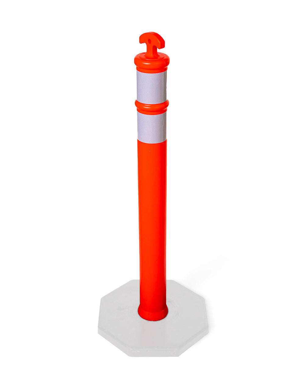 Poteau de délimitation de 42 po à 2 bandes (poteau uniquement)