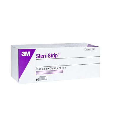 Steri-Strip, Skin Closures, 1/8"X3", 50/Box