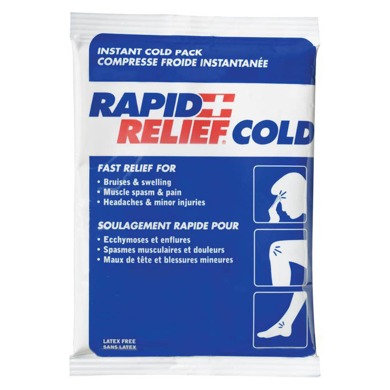 Rapid Relief Cold Pack Single Use, Small 6"x4"