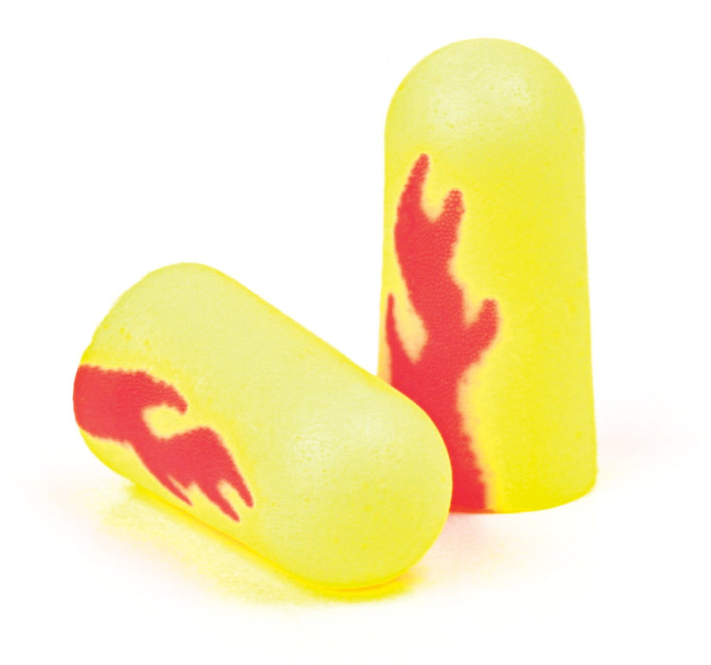 Explosions de néon jaune 3M™ EA-Rsoft™, paire/sac en polyéthylène, 200/boîte (NRR33) 