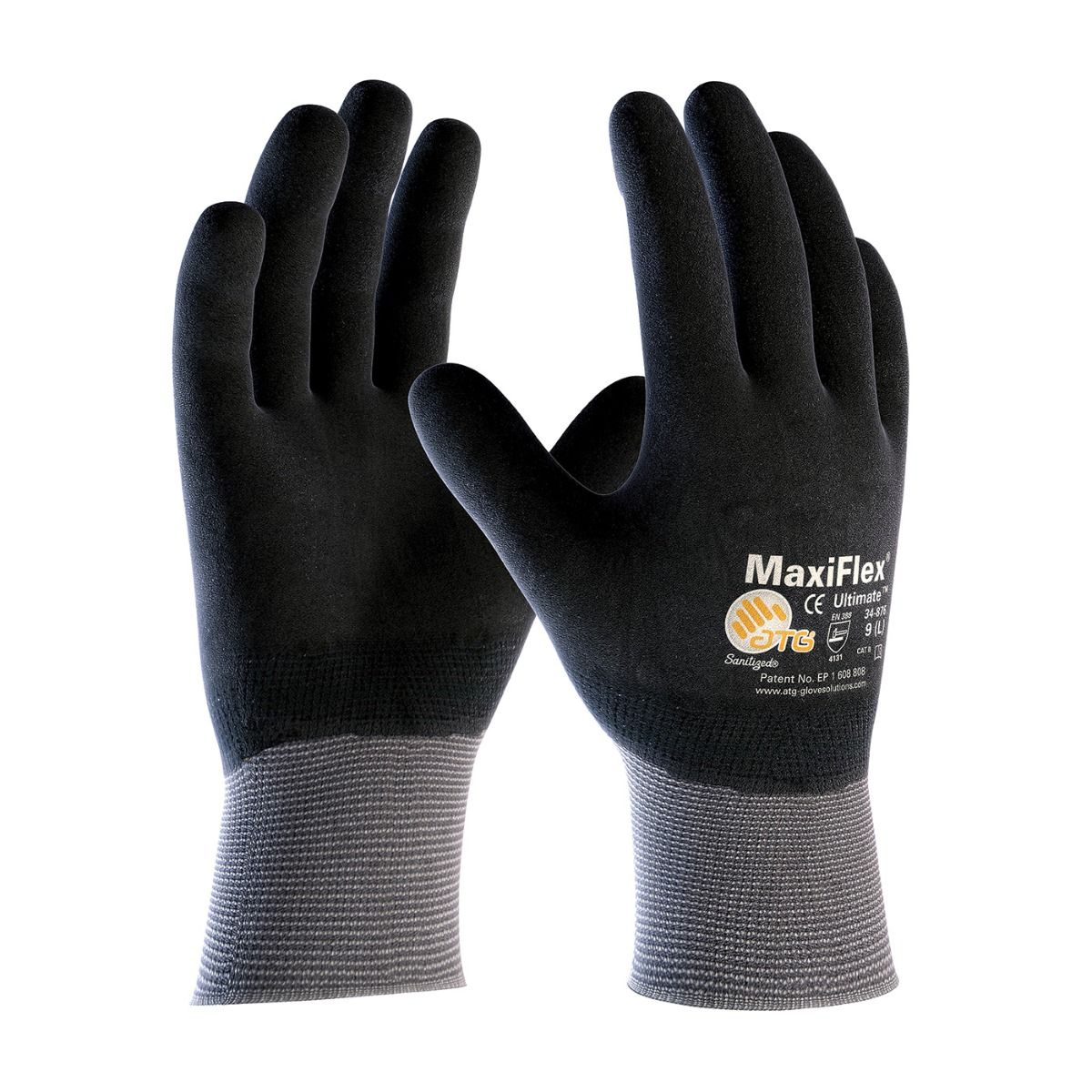 Maxiflex, gants entièrement enduits de microfibre de nitrile