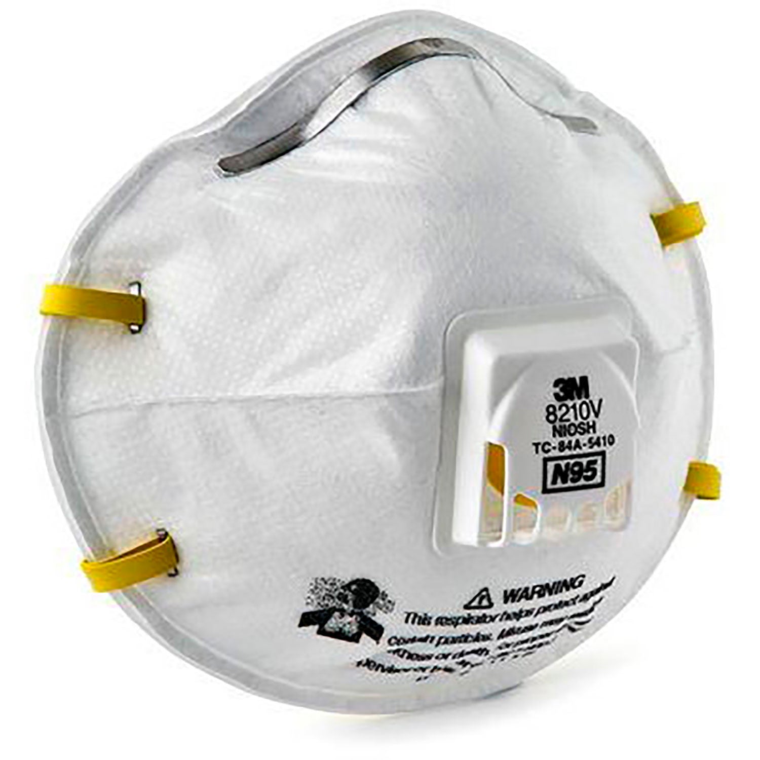 3M™ 8210V N95 Disposable Particulate Respirator, 80/Case
