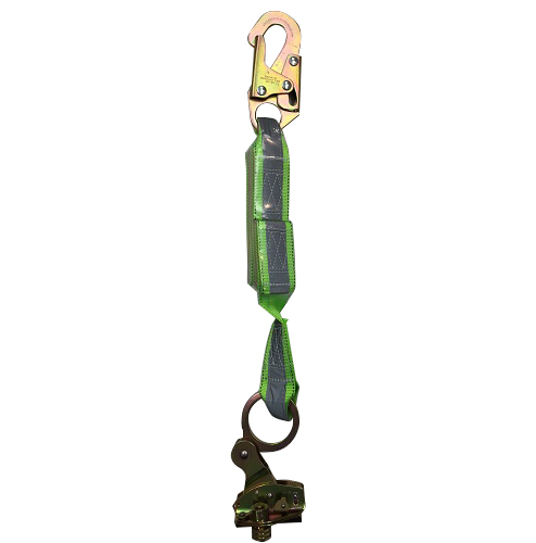 Rope Grab With Attached 2’ Shock Absorbing Lanyard