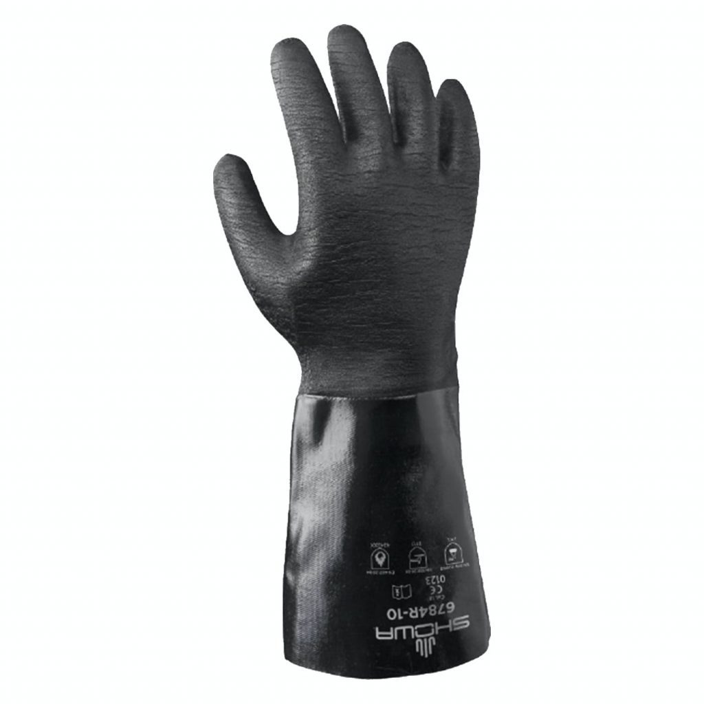 Showa Best Glove 6784R Neo Grab™ 14-Inch Neoprene Coated Chemical Resistant Gloves