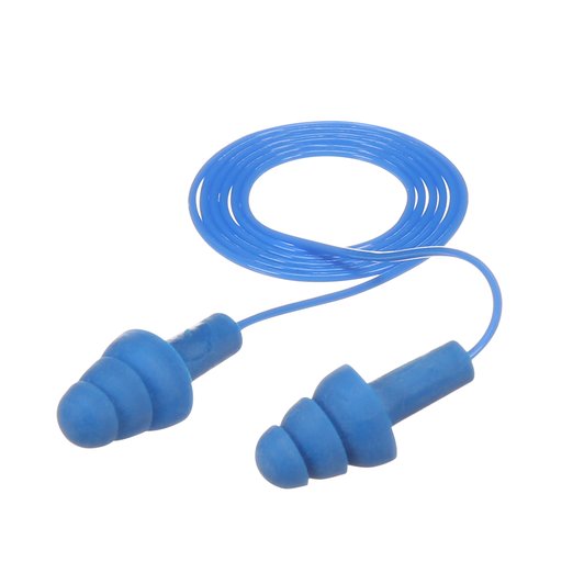 Bouchons d'oreilles 3M™ EAR™ UltraFit™ 340-4017, détectables en métal, avec fil, Econopack, 2 000 paires/caisse 