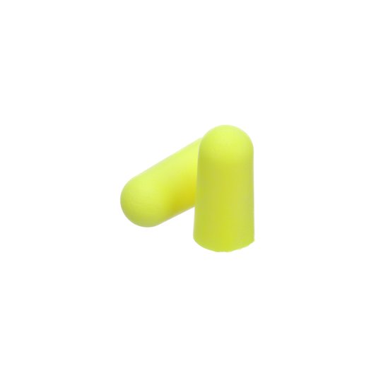 Bouchons d'oreilles néon jaunes EA-Rsoft 3MMC, 312-1250, réguliers, sans cordon, 200/boîte
