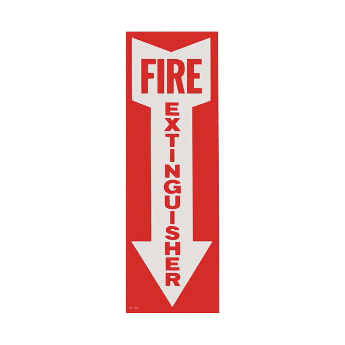 Fire Extinguisher Arrow, 4" x 12"