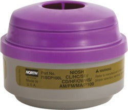 North Safety Multi-Purpose Cartridge w/P100 Filter