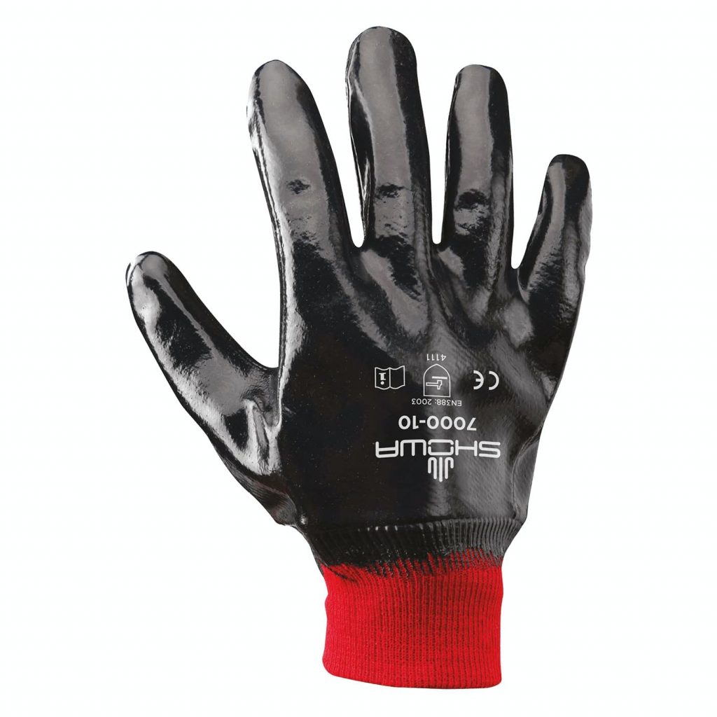 SHOWA 7000 General-purpose Fully coated Nitrile Glove - Medium