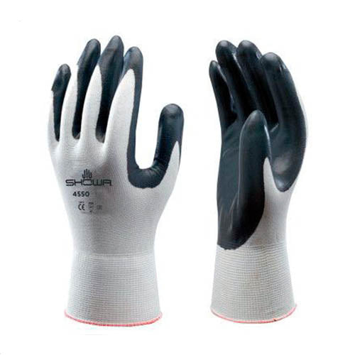 SHOWA, Zorb-IT General Purpose, Nitrile Palm Coated Work Gloves - Small