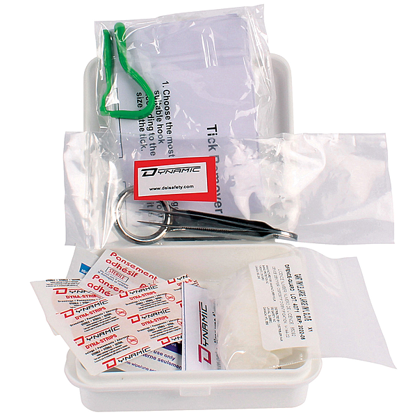 Deluxe tick removal kit in plastic box