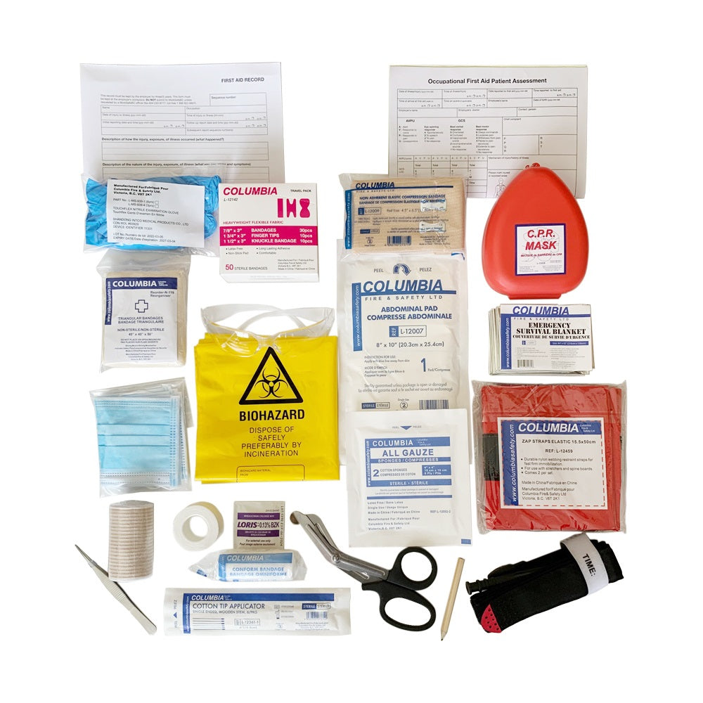 British Columbia First Aid  Kit, Soft, Level 2