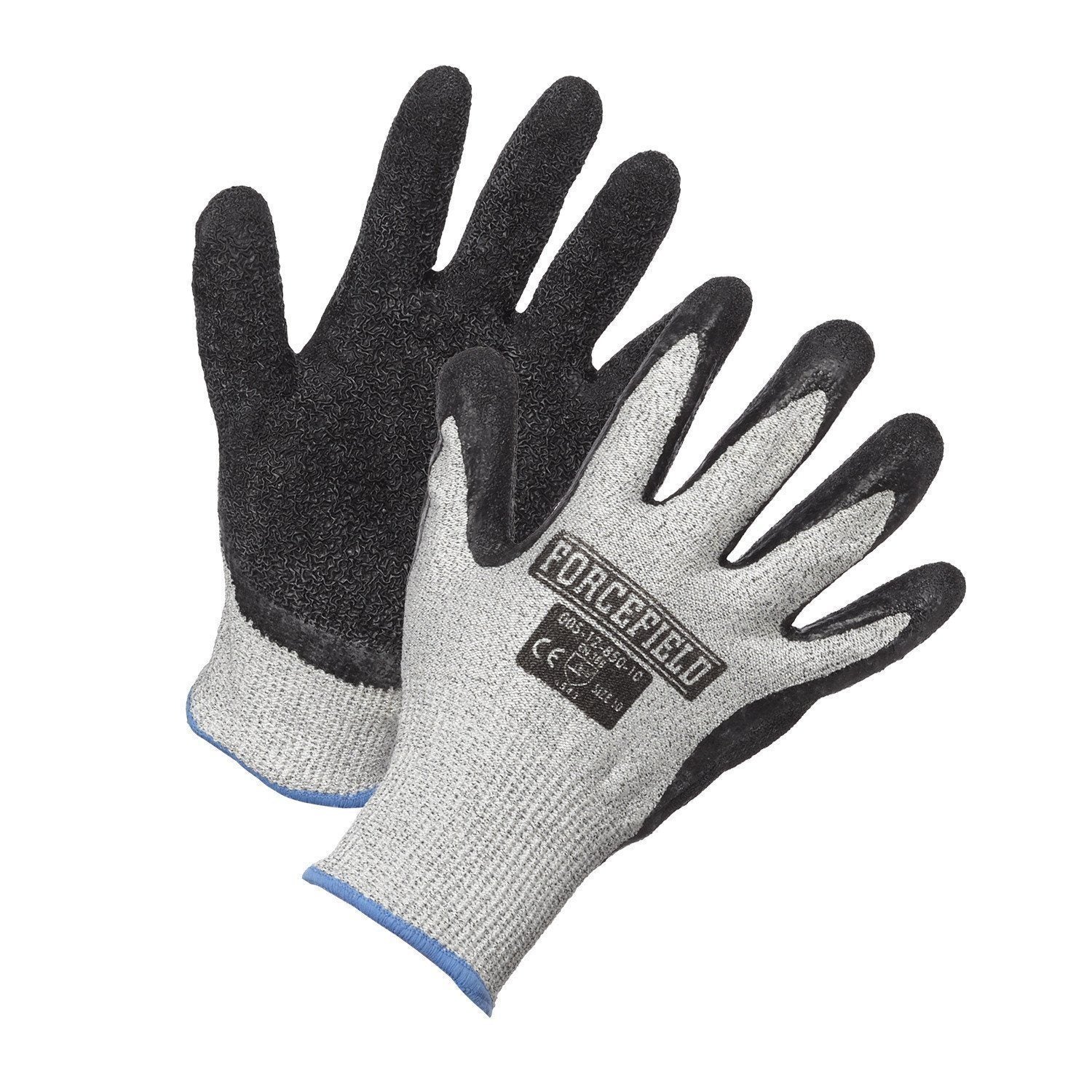 Nitrile Foam Palm Coated Cut Resistant Glove, HPPE Cut Level 3 - Hi Vis Safety